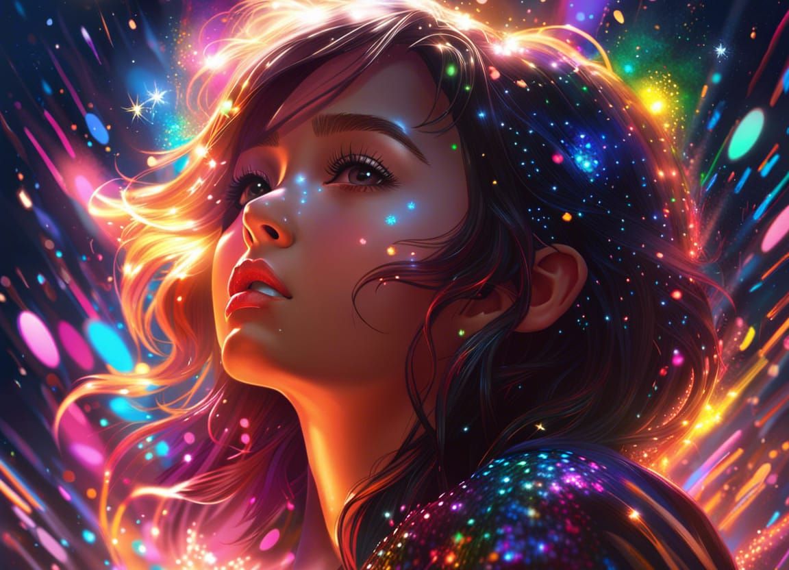 shining girl  by @Lua