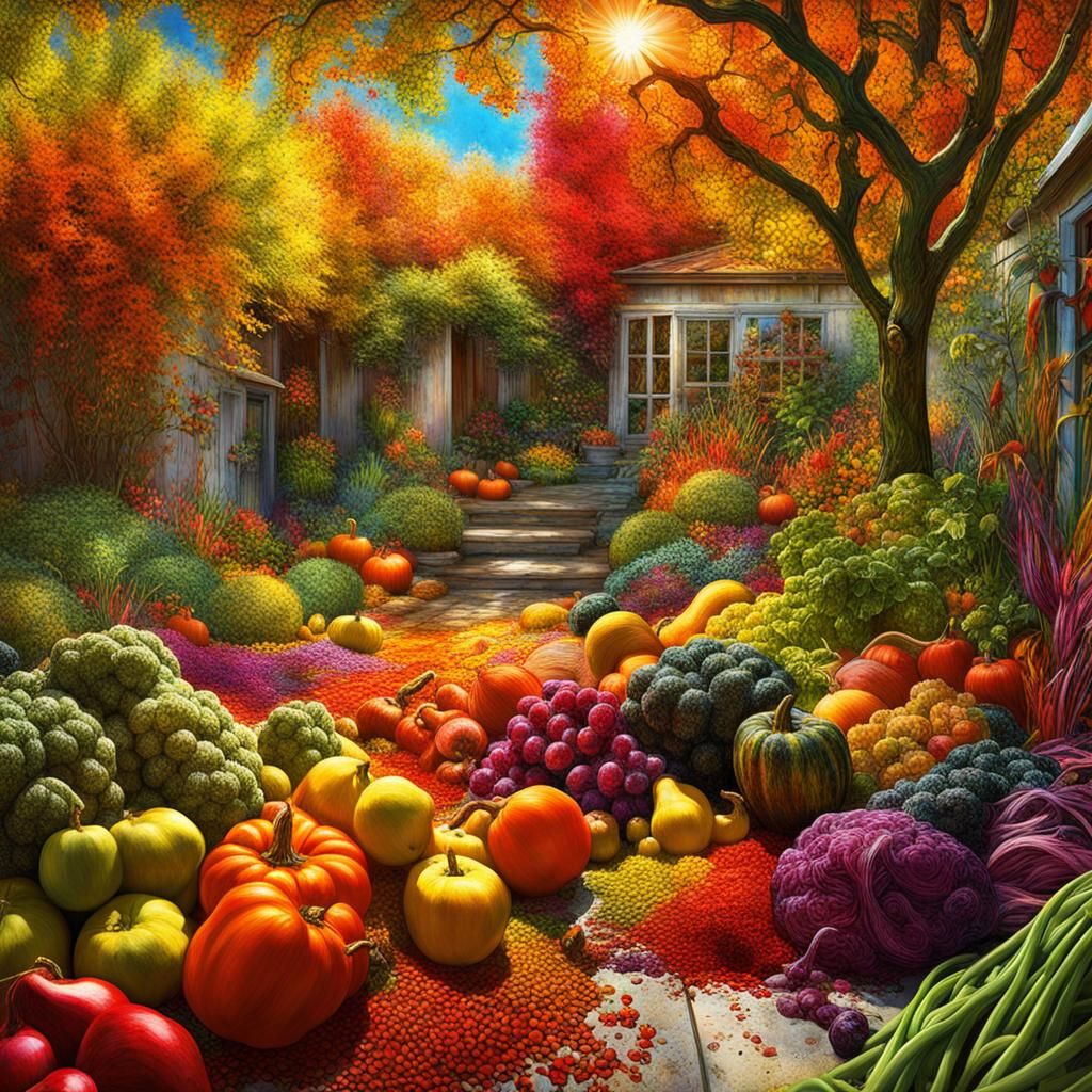  Permacultur home garden   by @Alfred Yarny