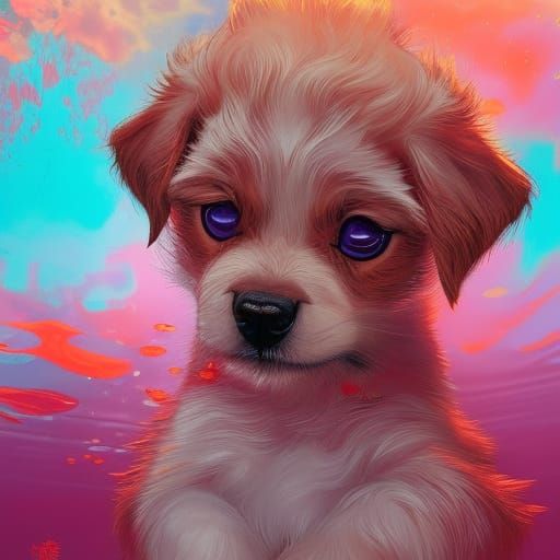 cute baby puppy - AI Generated Artwork - NightCafe Creator