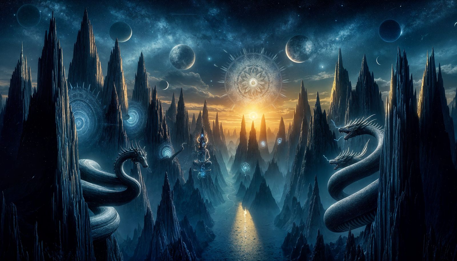 Nagas in a dream world