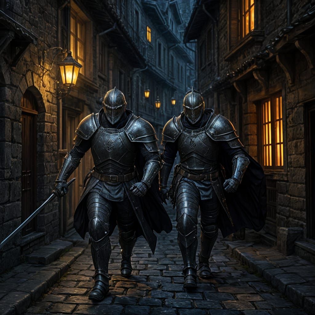 אבירים בסימטה- מפורט ביותר