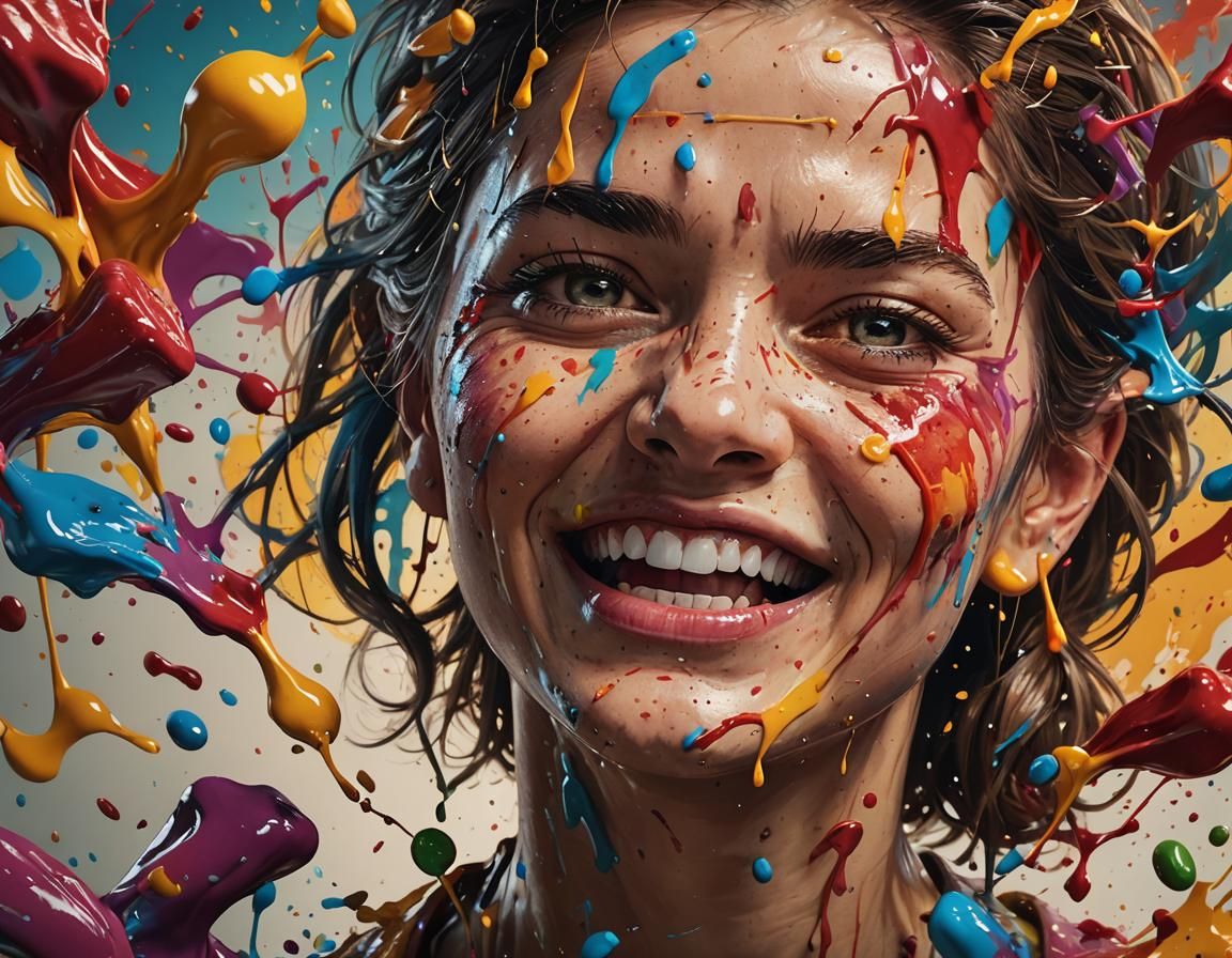 Hyperrealistic Hands Eagerly Reaching for Food