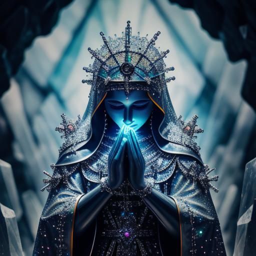 crystal statue