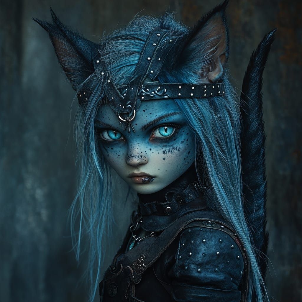 Blue... Cat ? Woman ? ... ?