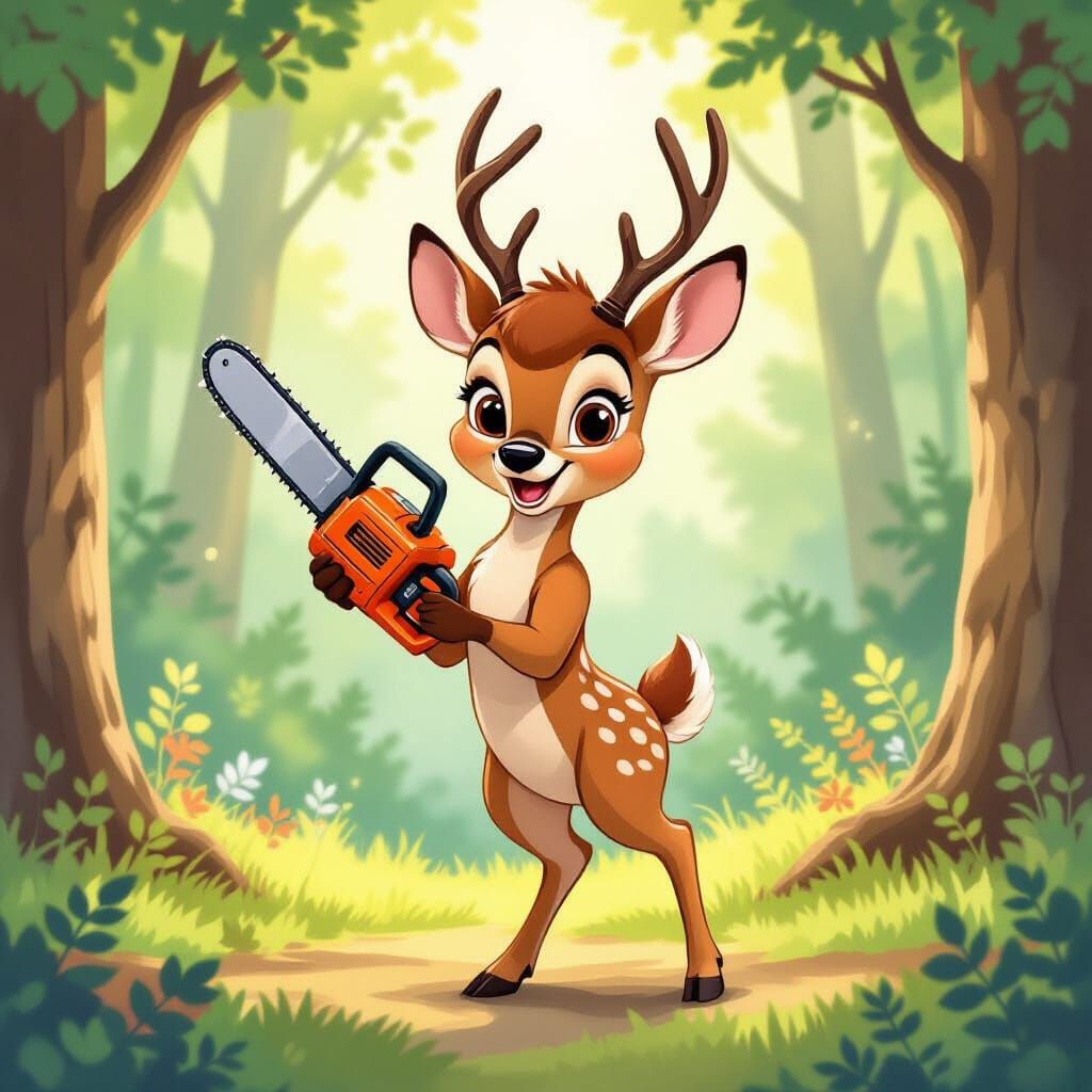 "Bambi's Got a New Chainsaw" aka "Baby's Got Her Blue Jeans On"