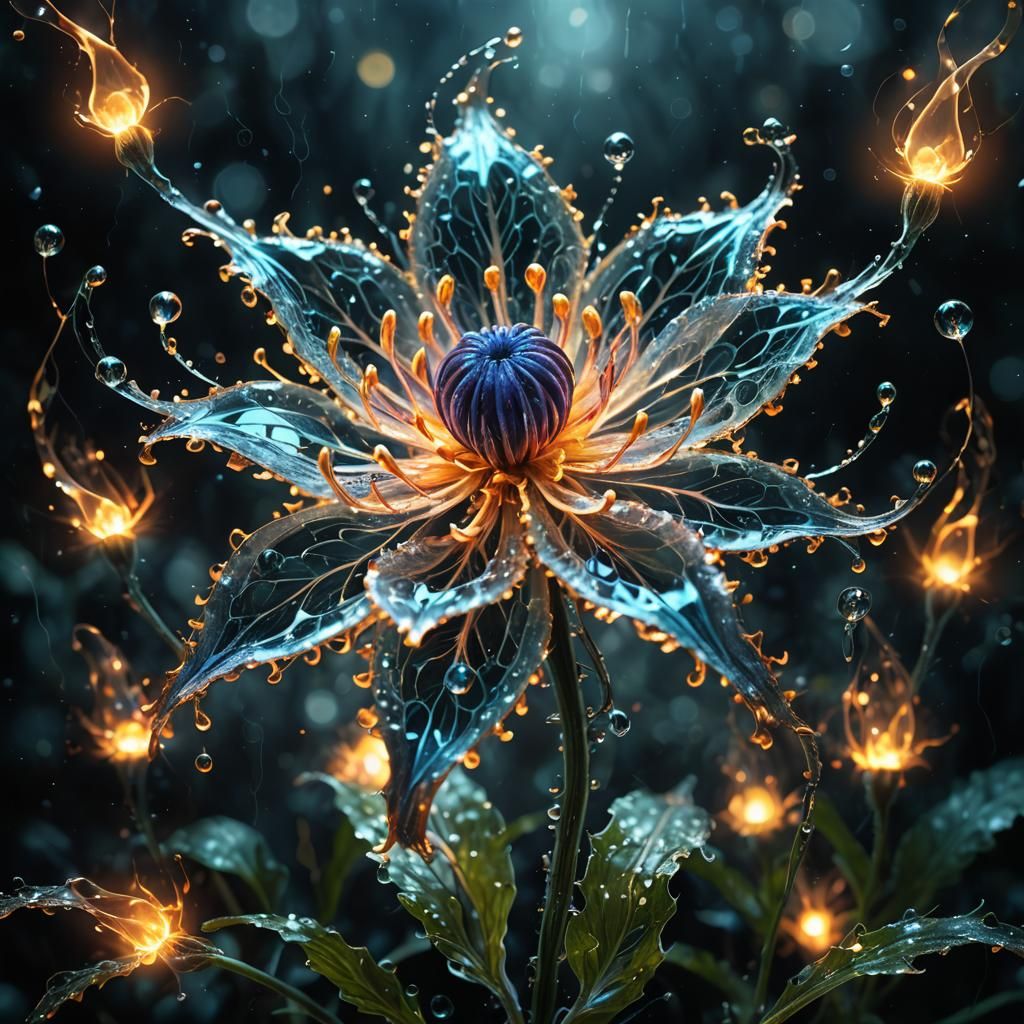 Magical flower   by @MiracleCinnamon