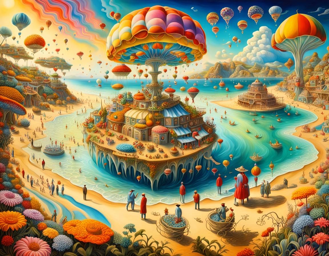 Party at the beach