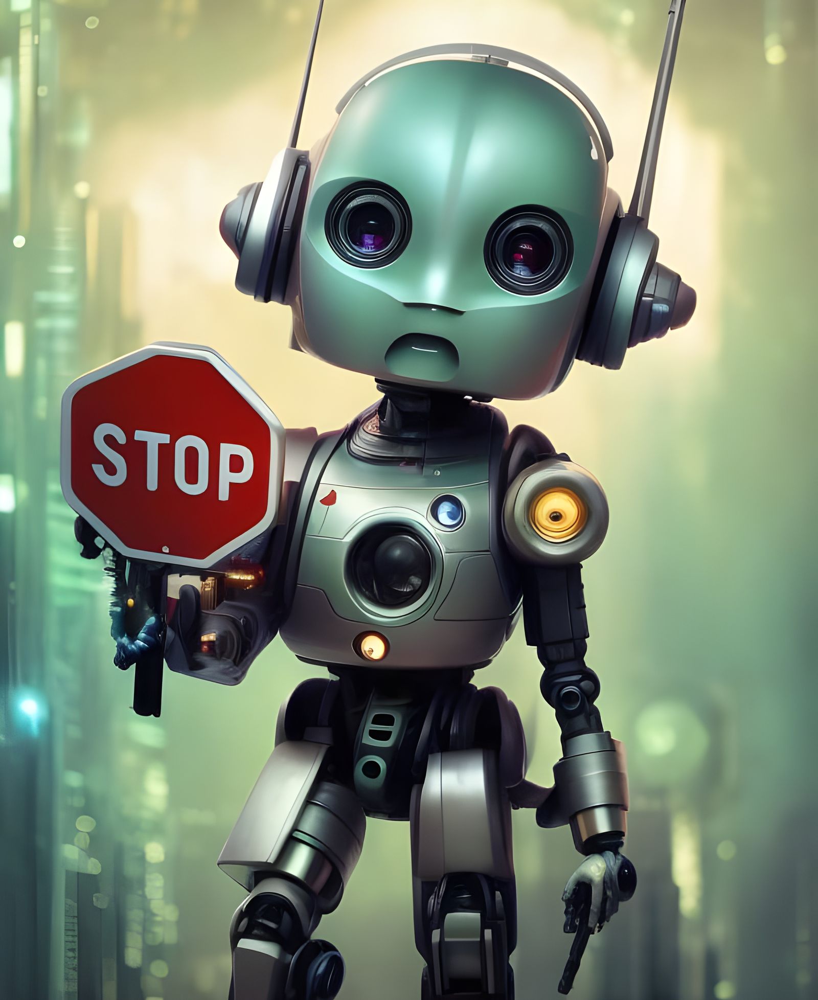 Traffic Bot 5T-0P  by @Art of Art