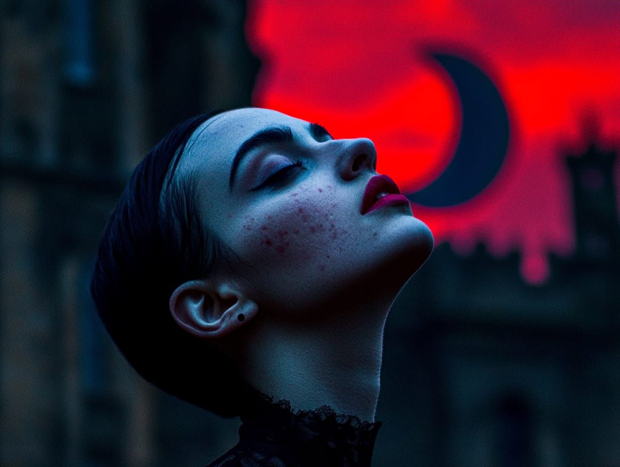 She bathed in The Dark