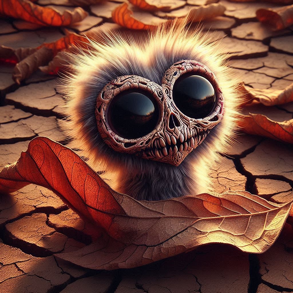 Insect by Autumn Leaf