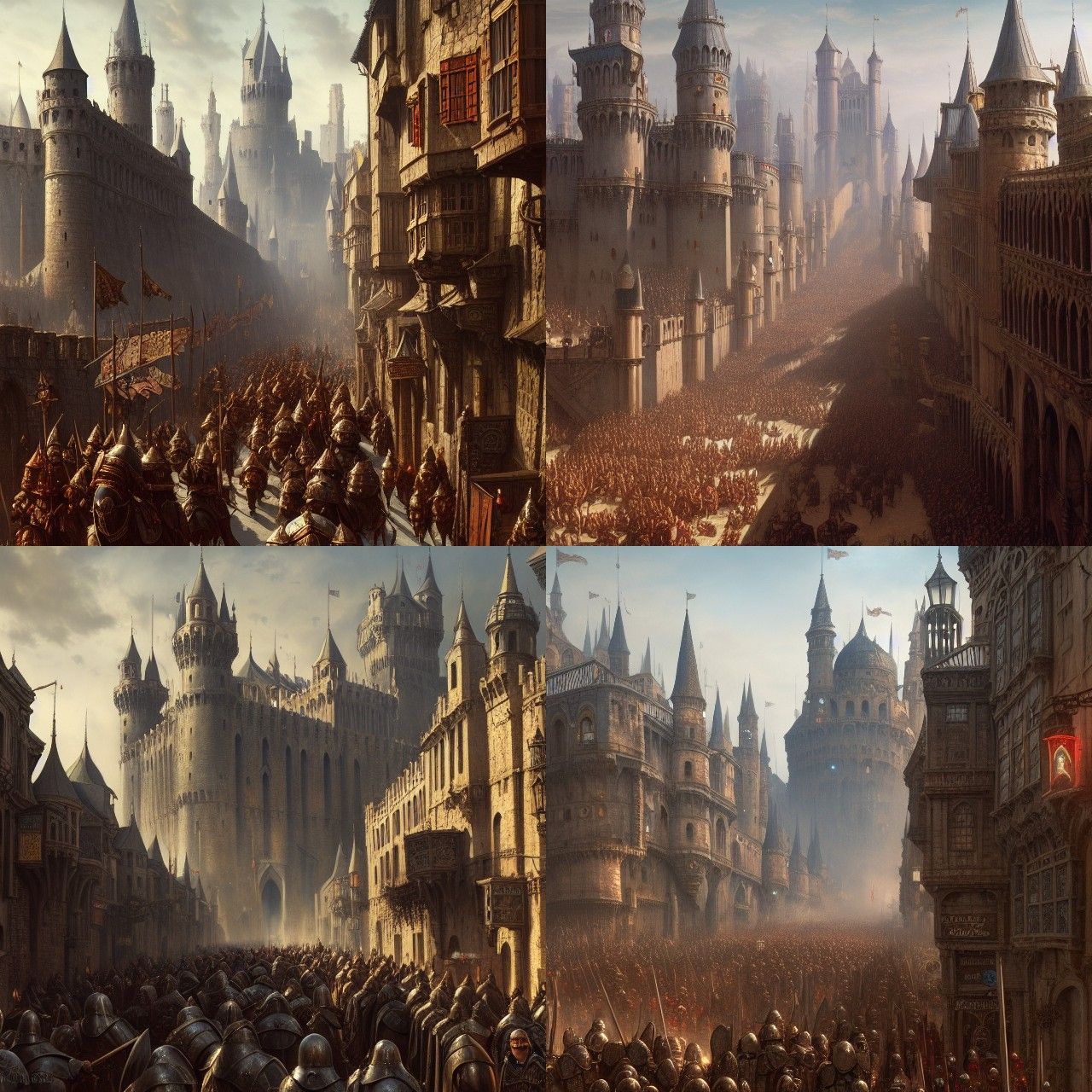 The Streets of Paradourne - Capital of Fanturnion - Humaniti...