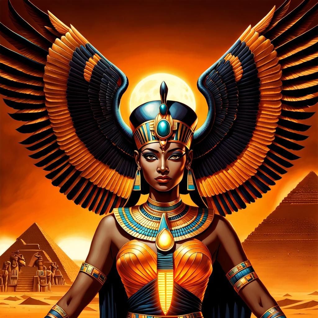 Nephthys - Ai Generated Artwork - Nightcafe Creator