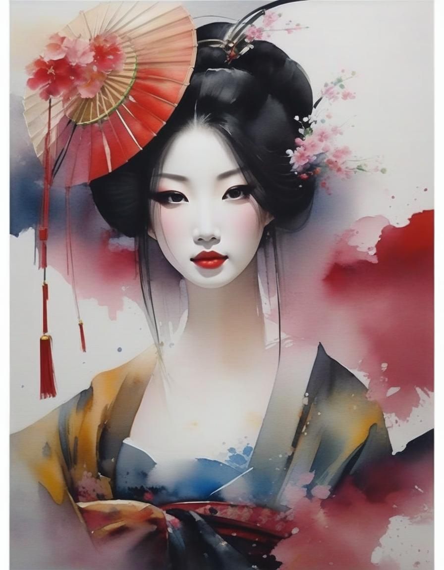 Portrait of a Geisha  by @Me May Phim