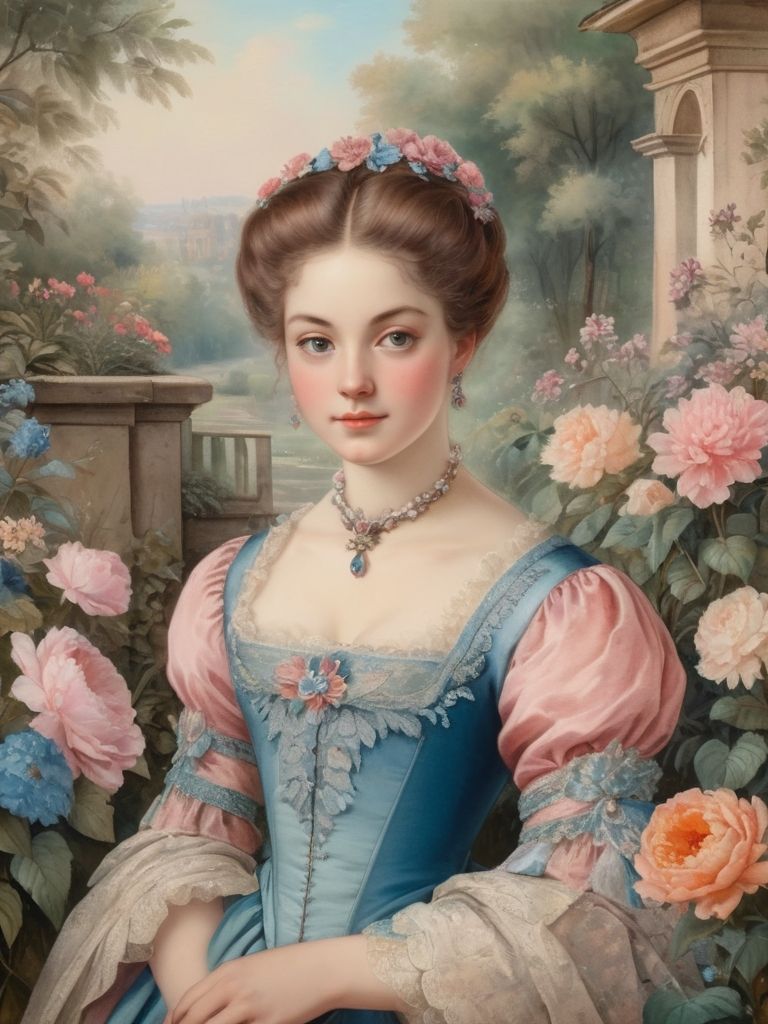 Portrait of a young lady