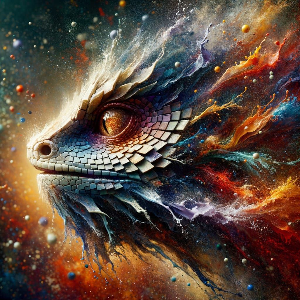 Hyperrealistic Fish-Human Hybrid Concept Art