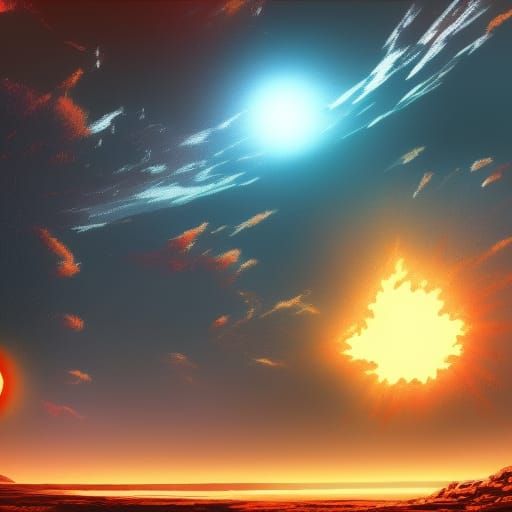 comet shower, nuclear explosion on mars no radiation