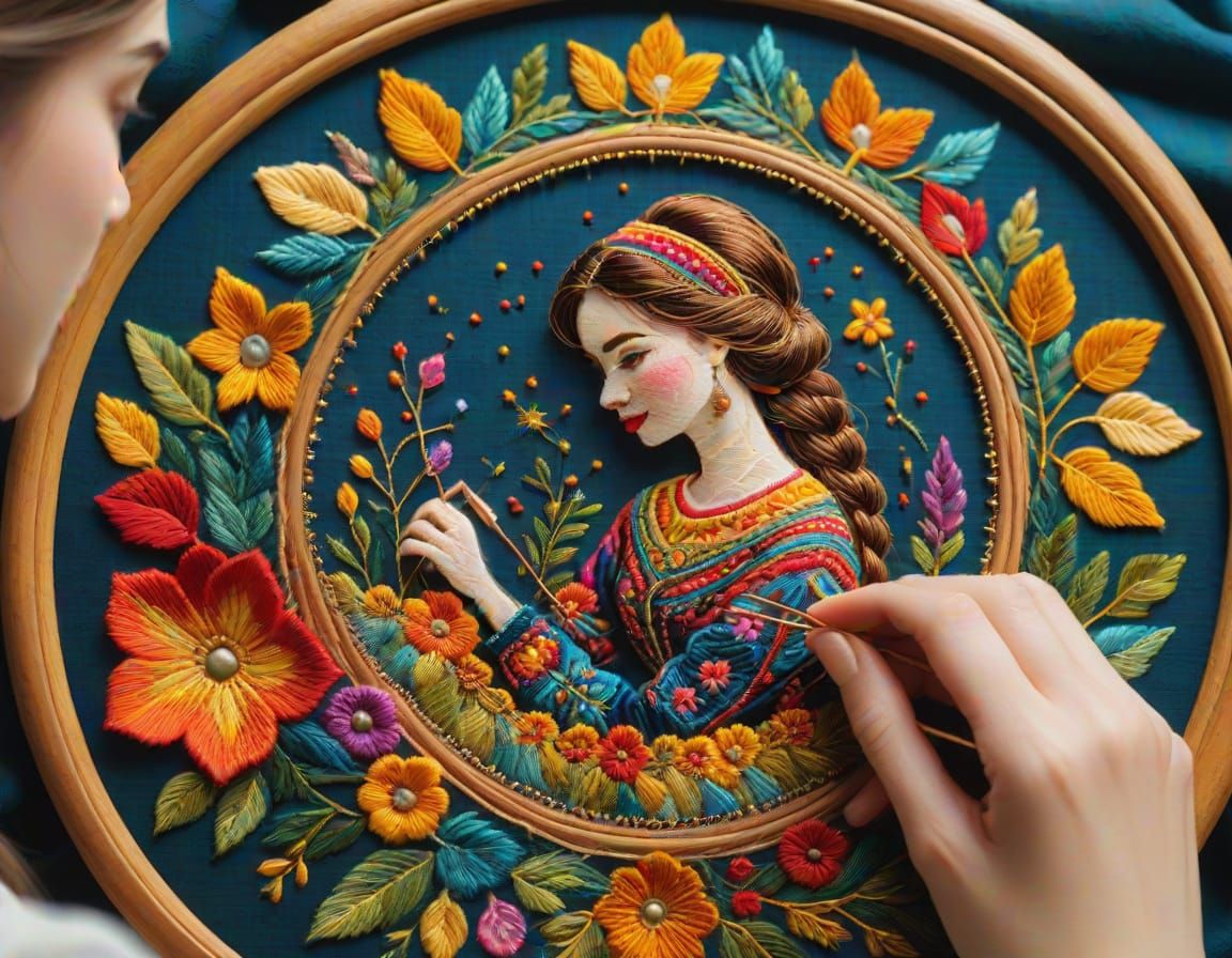 embroidery  by @ReliablyInconsistent