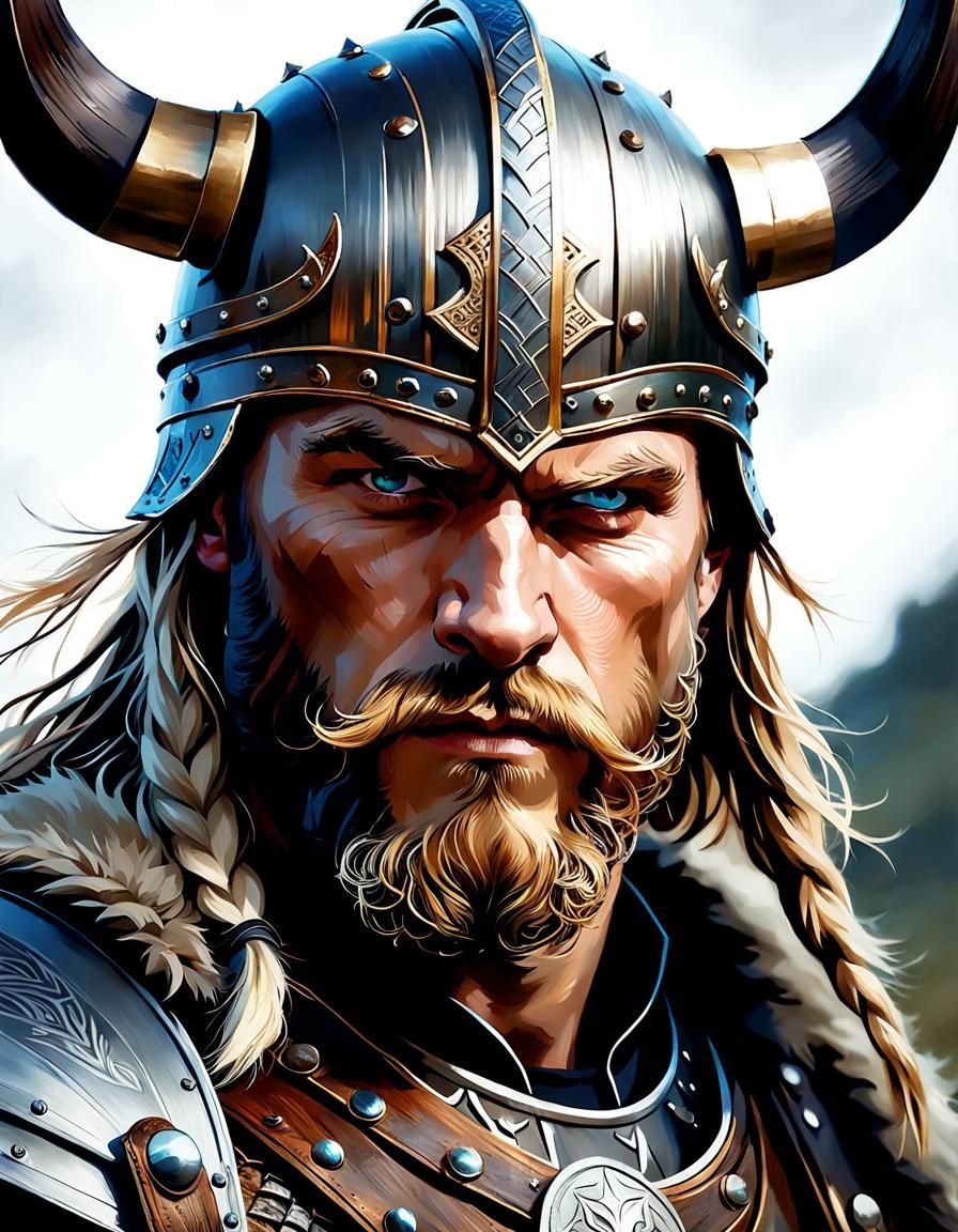 Viking helmet - AI Generated Artwork - NightCafe Creator