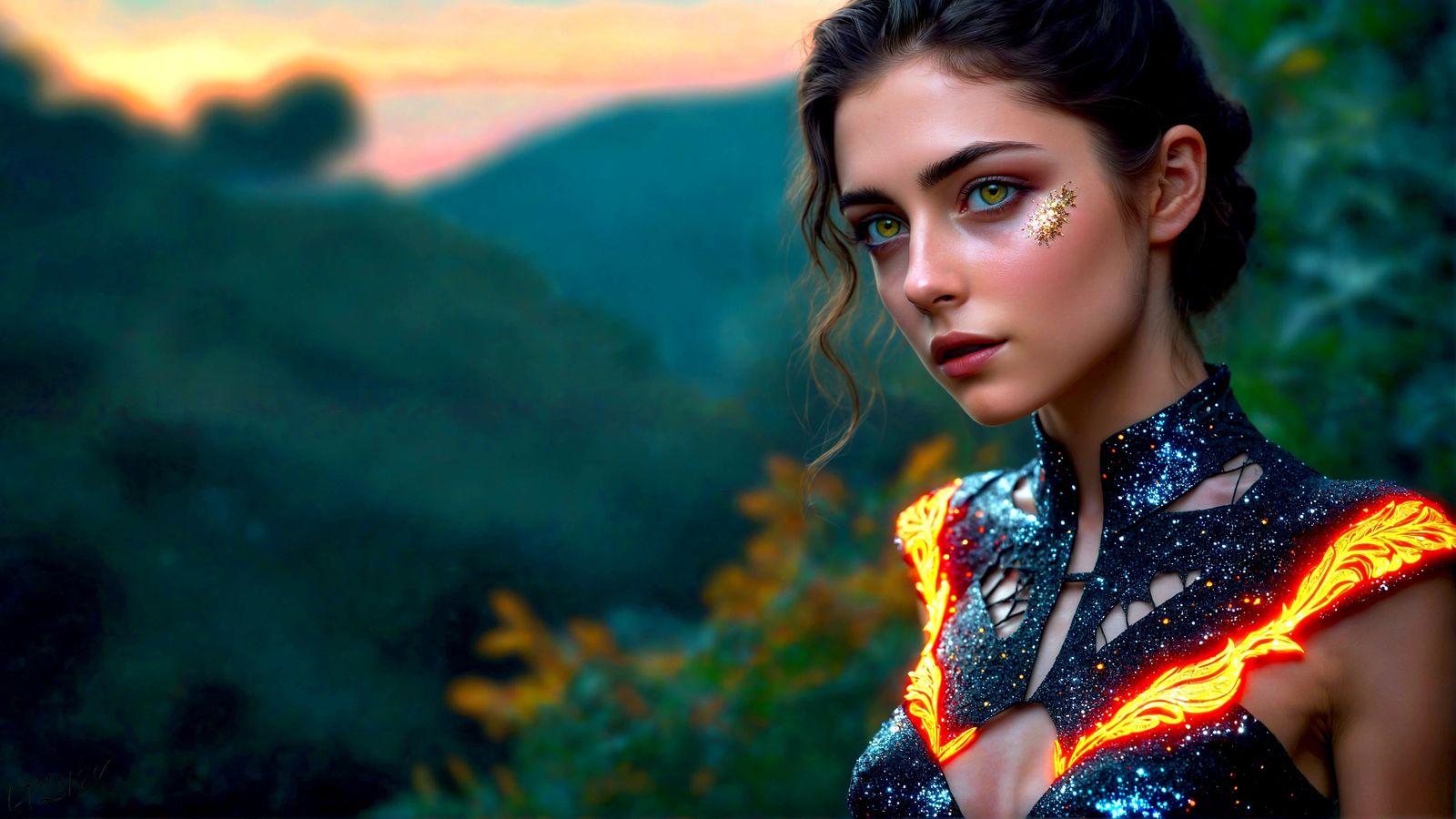 Qwen Jinn - Glitter in the air series.