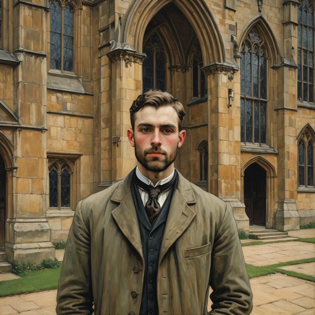 A student in Oxford