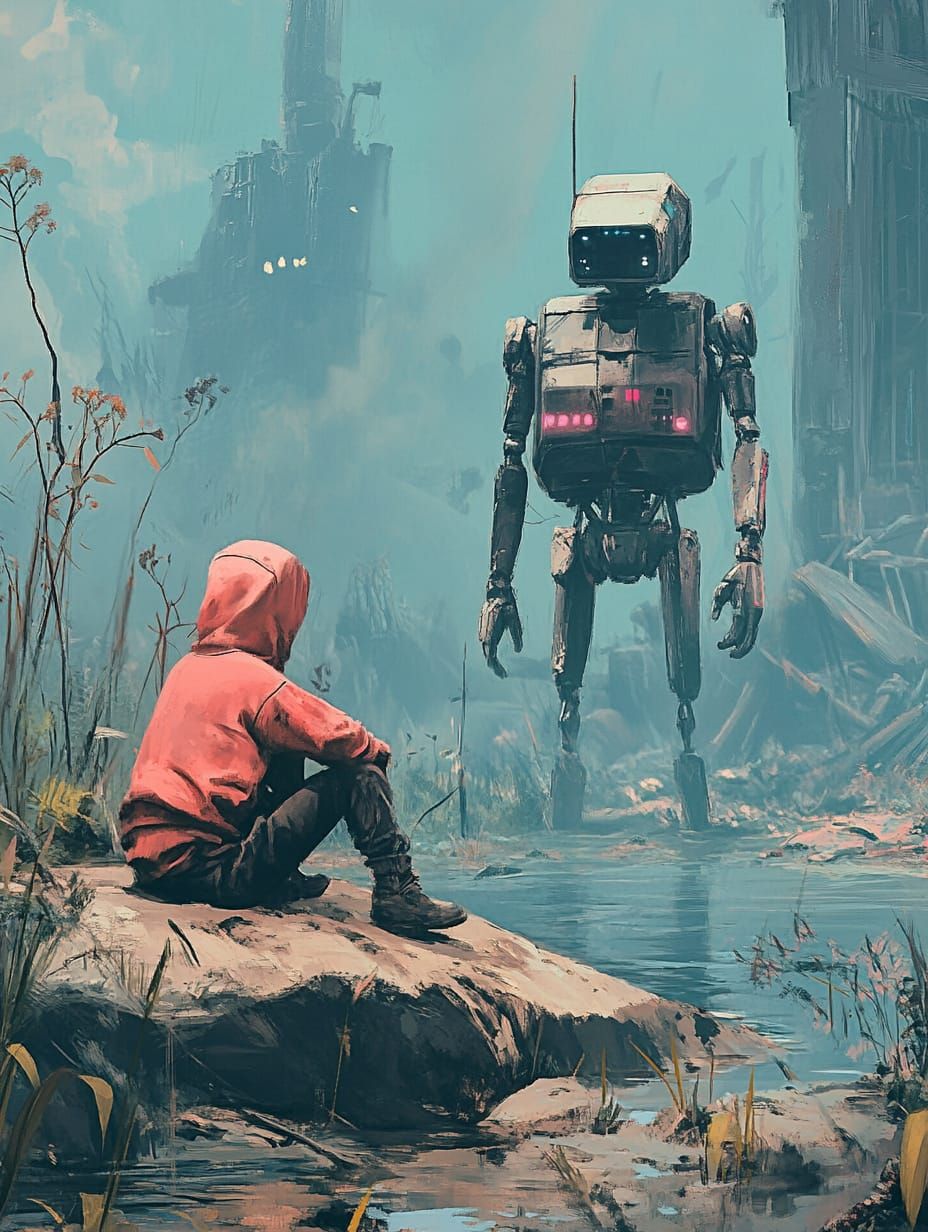 Image #2,880: A Boy and His Robot