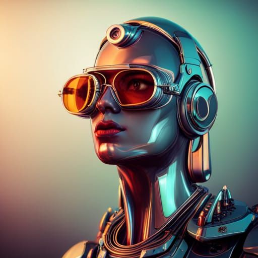 Techno woman
