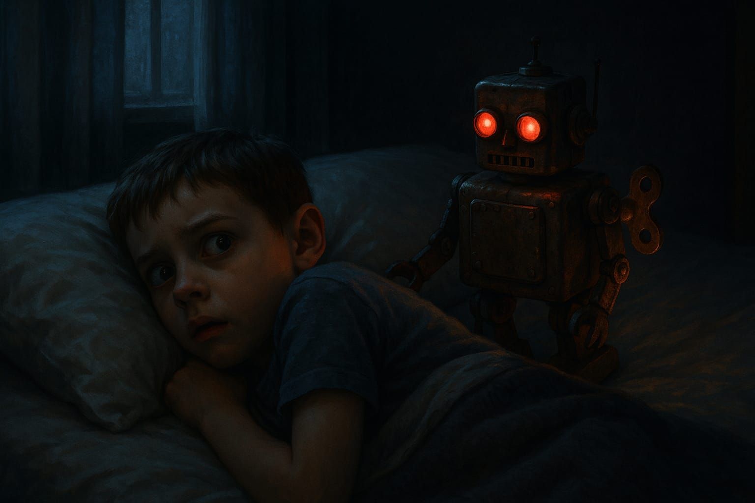 Eerie robo  by @Kun-kun