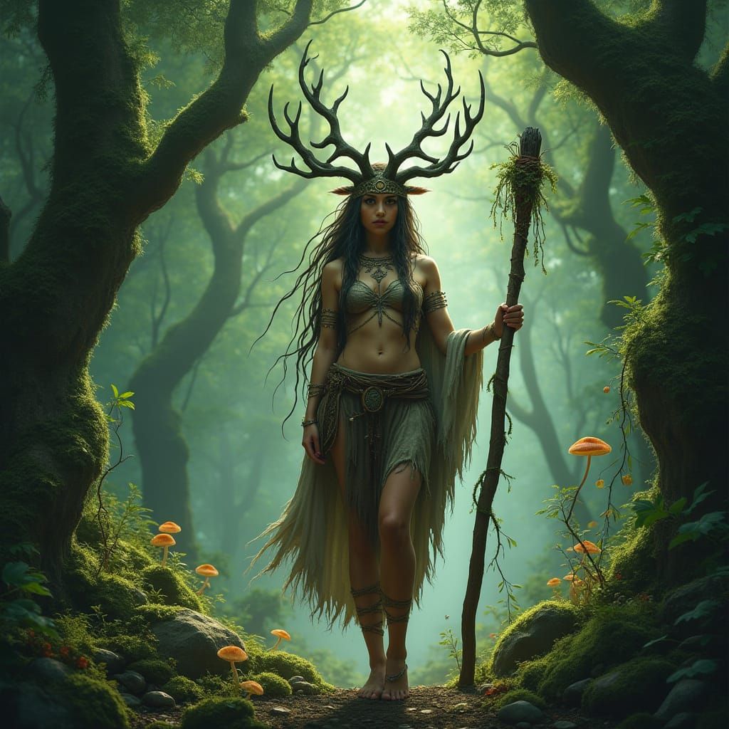 Forest priestess