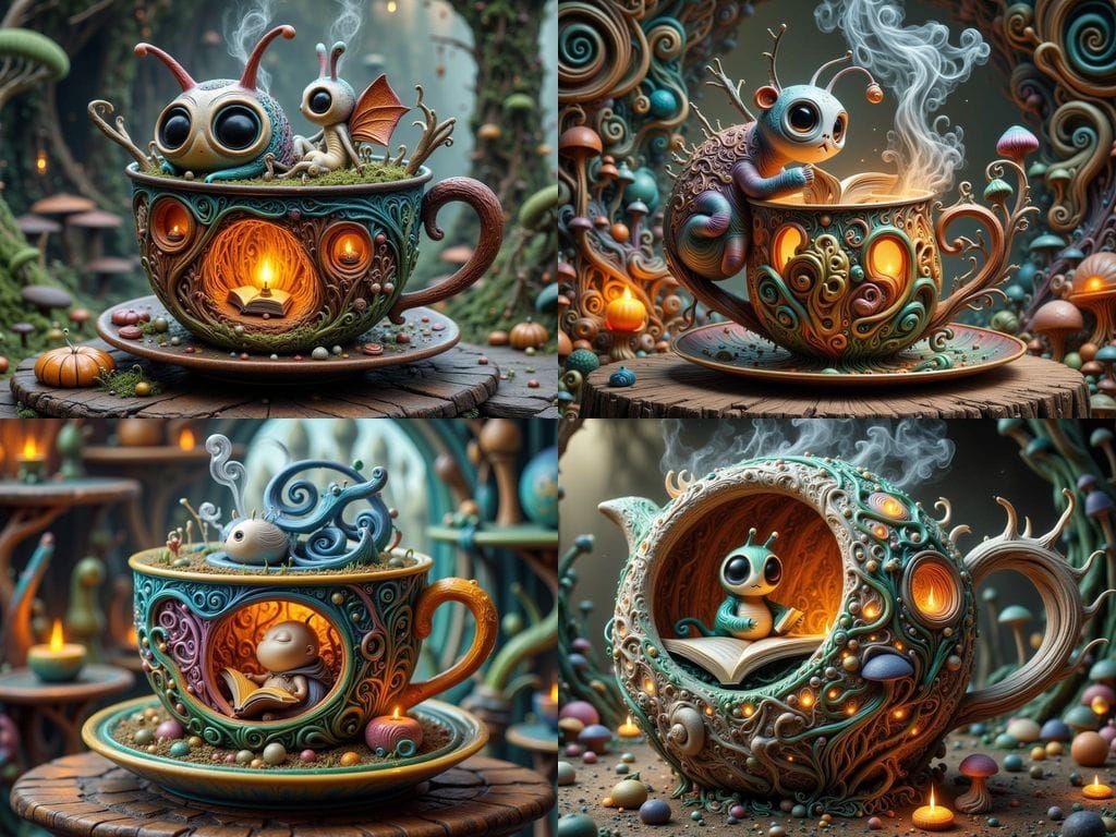 A Teacup Home in Abstract Reality