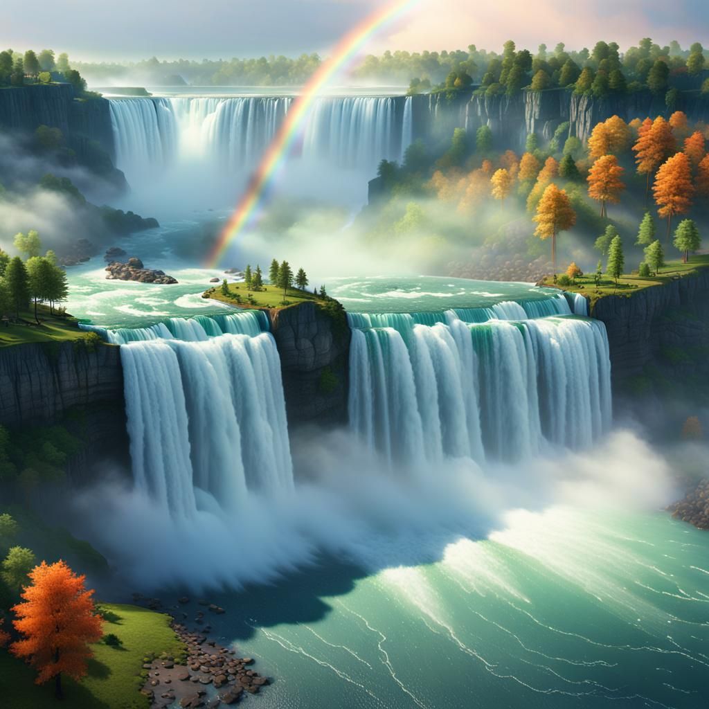 Majestic Falls.  by @Suz