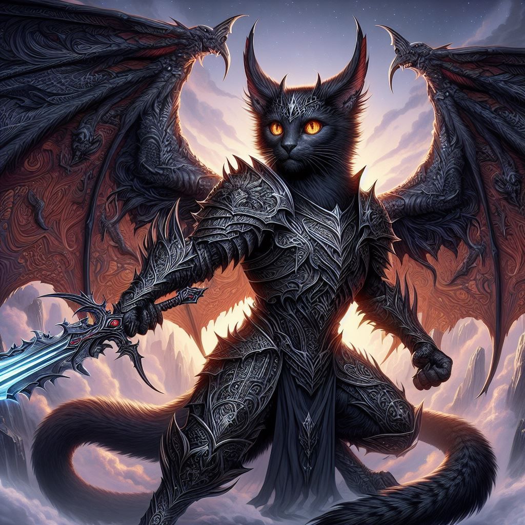 Demonic Cat (just for fun 2)