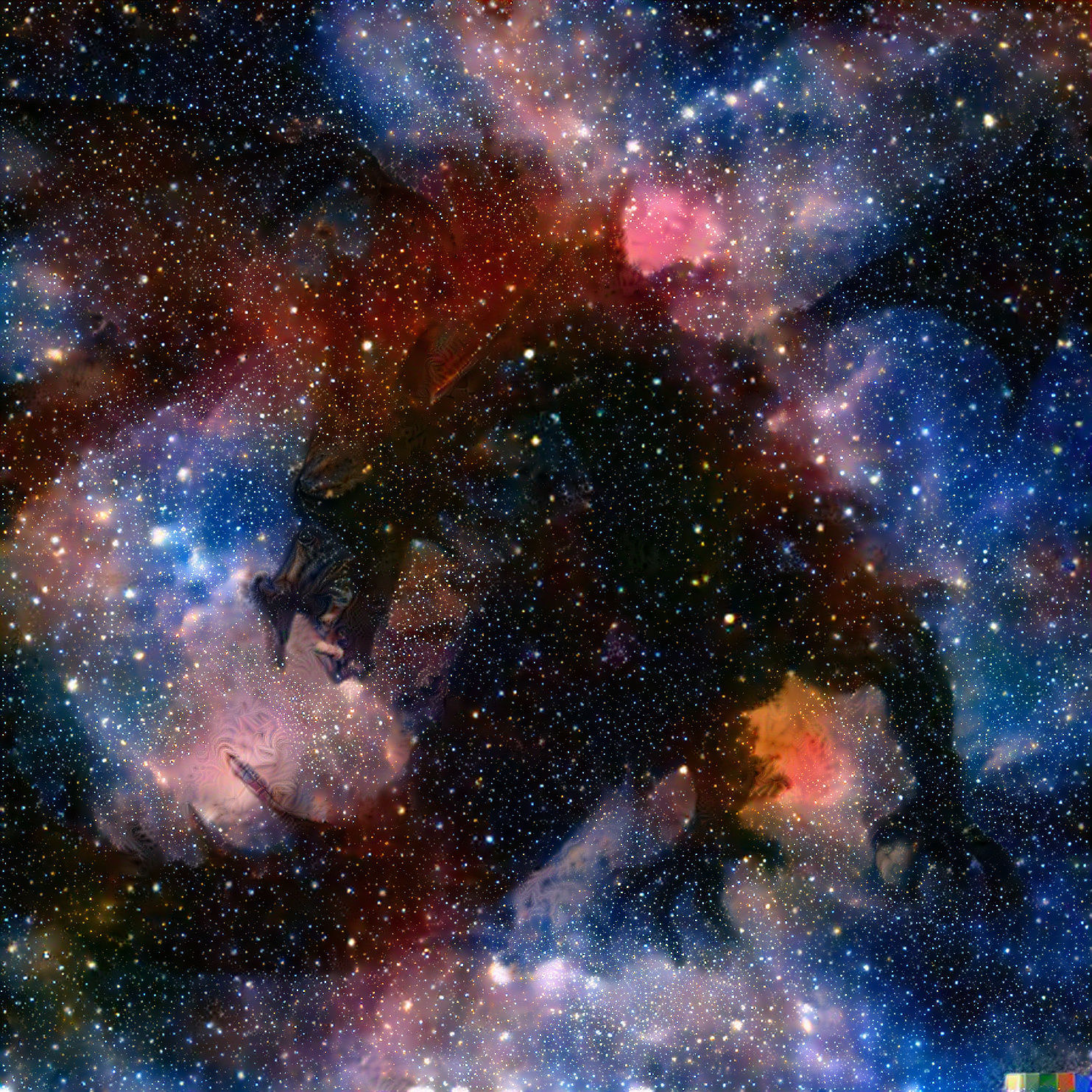 Dragon nebula from DALLE start