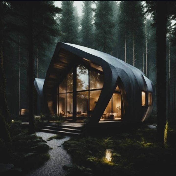 Enchanting Forest Cabin.