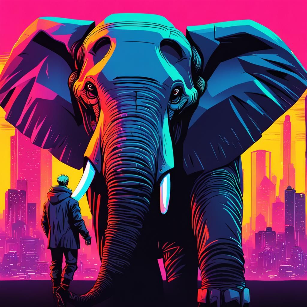 elephants in love