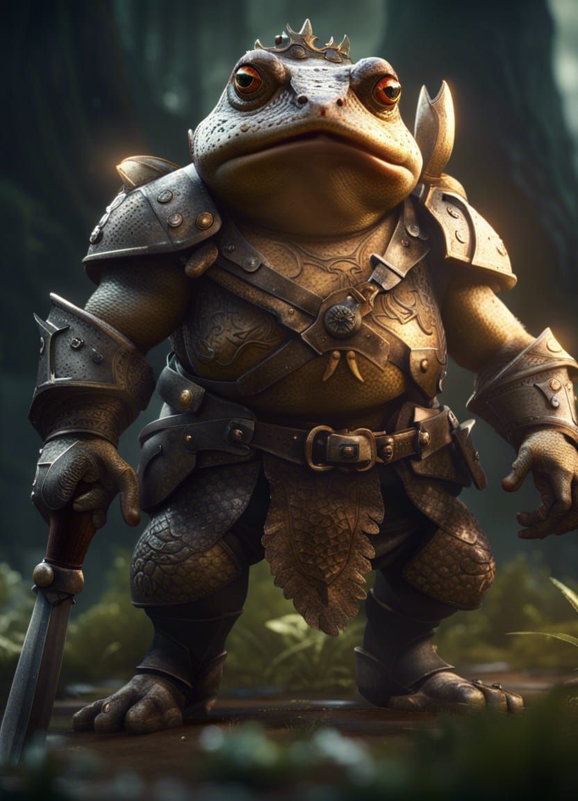 Toad Warrior - Ai Generated Artwork - Nightcafe Creator