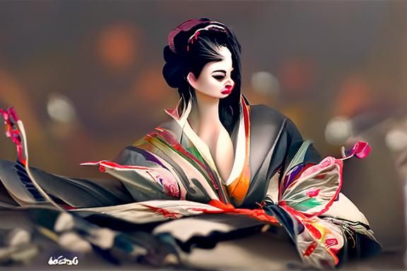 Abstract Geisha