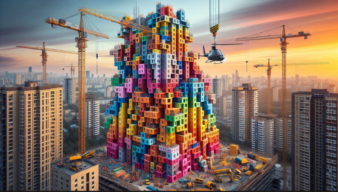 Tetris building