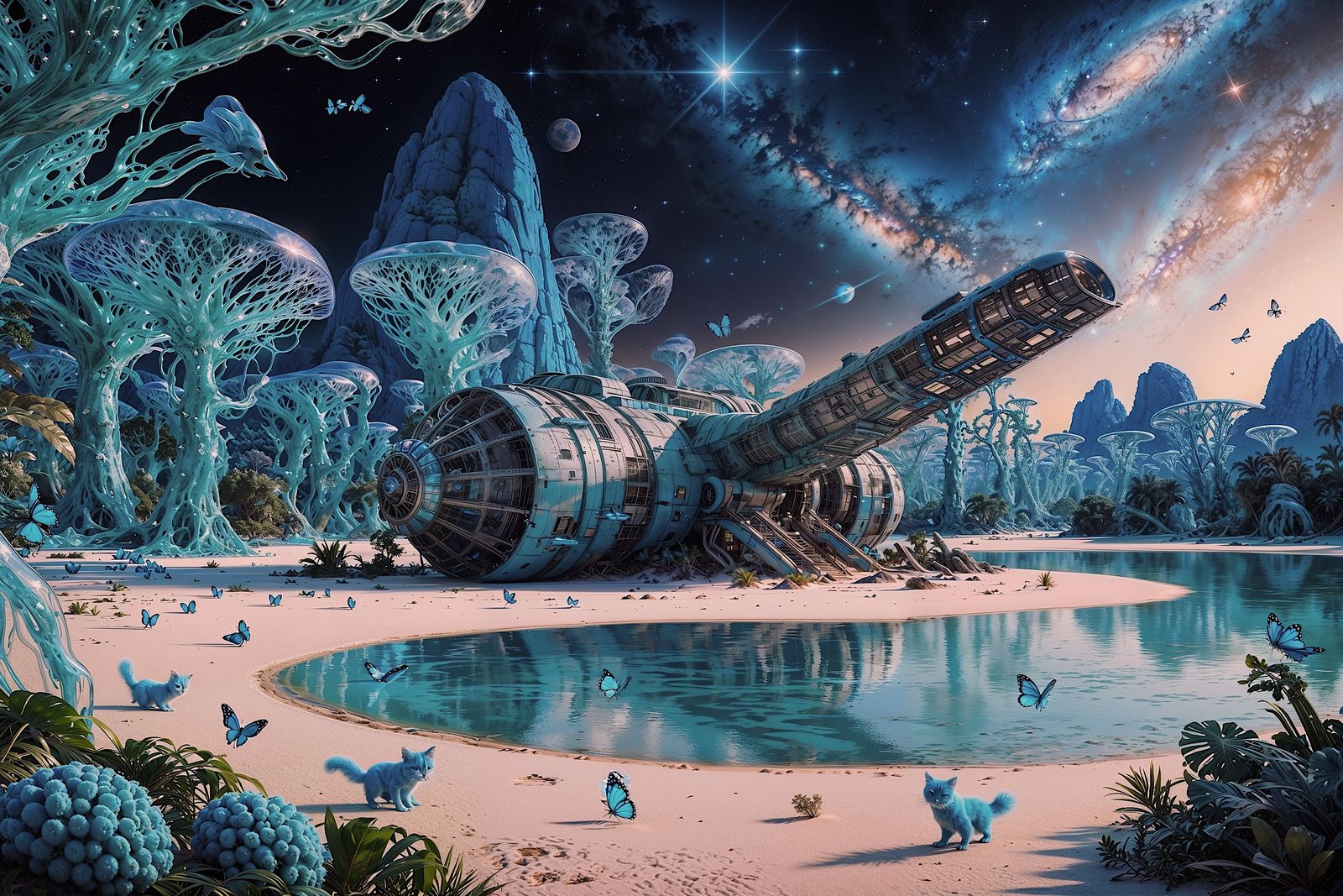 Voyage across the Galaxy #79 (El mundo azul de María @Azulin...