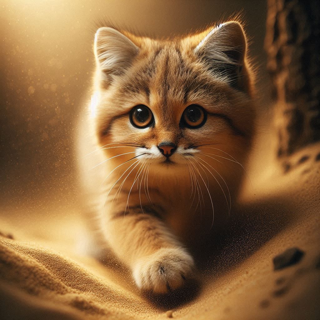 Sand Cat (Felis margarita)