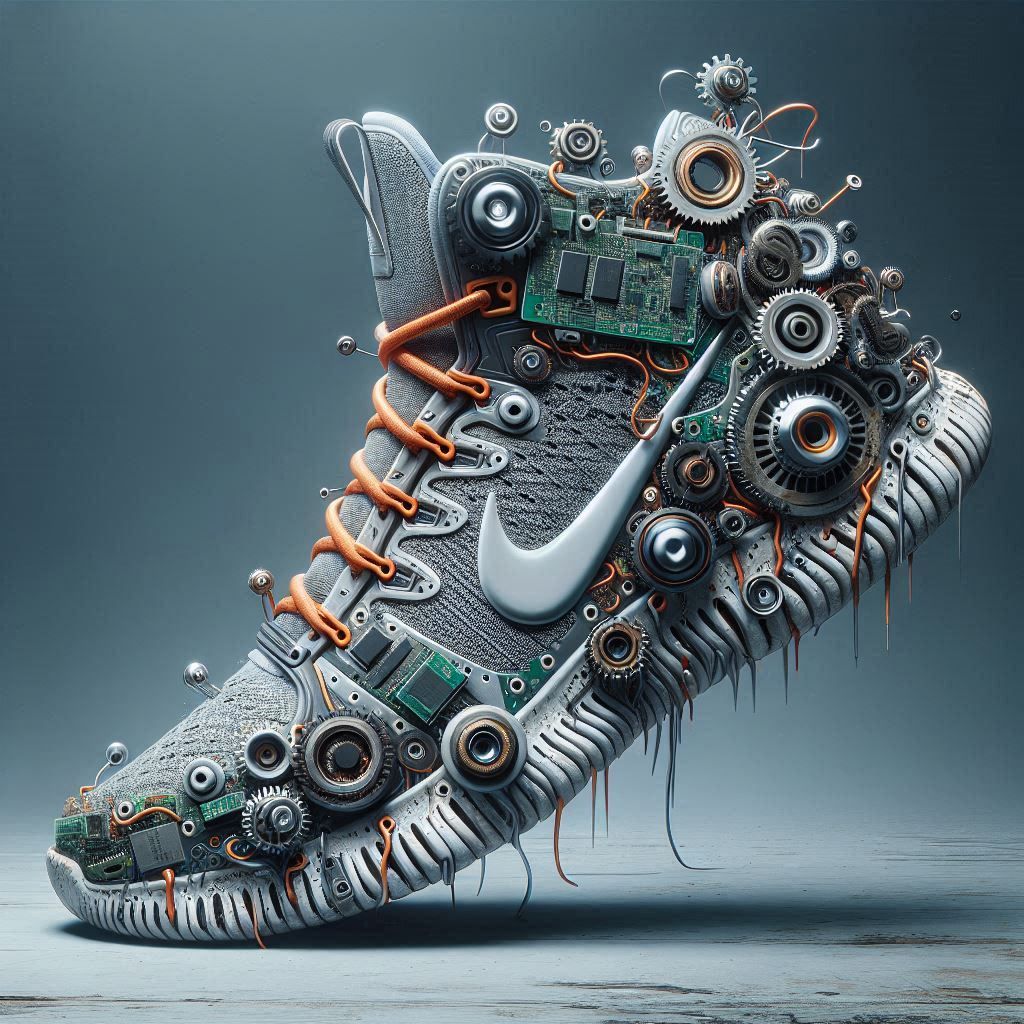 NIKE SNEAKERS. STEAMPUNK. I-II.