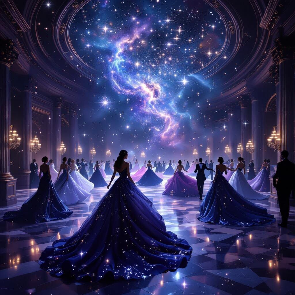 Celestial Ballroom of Dancing Stars 🌌💃   by @Anthi