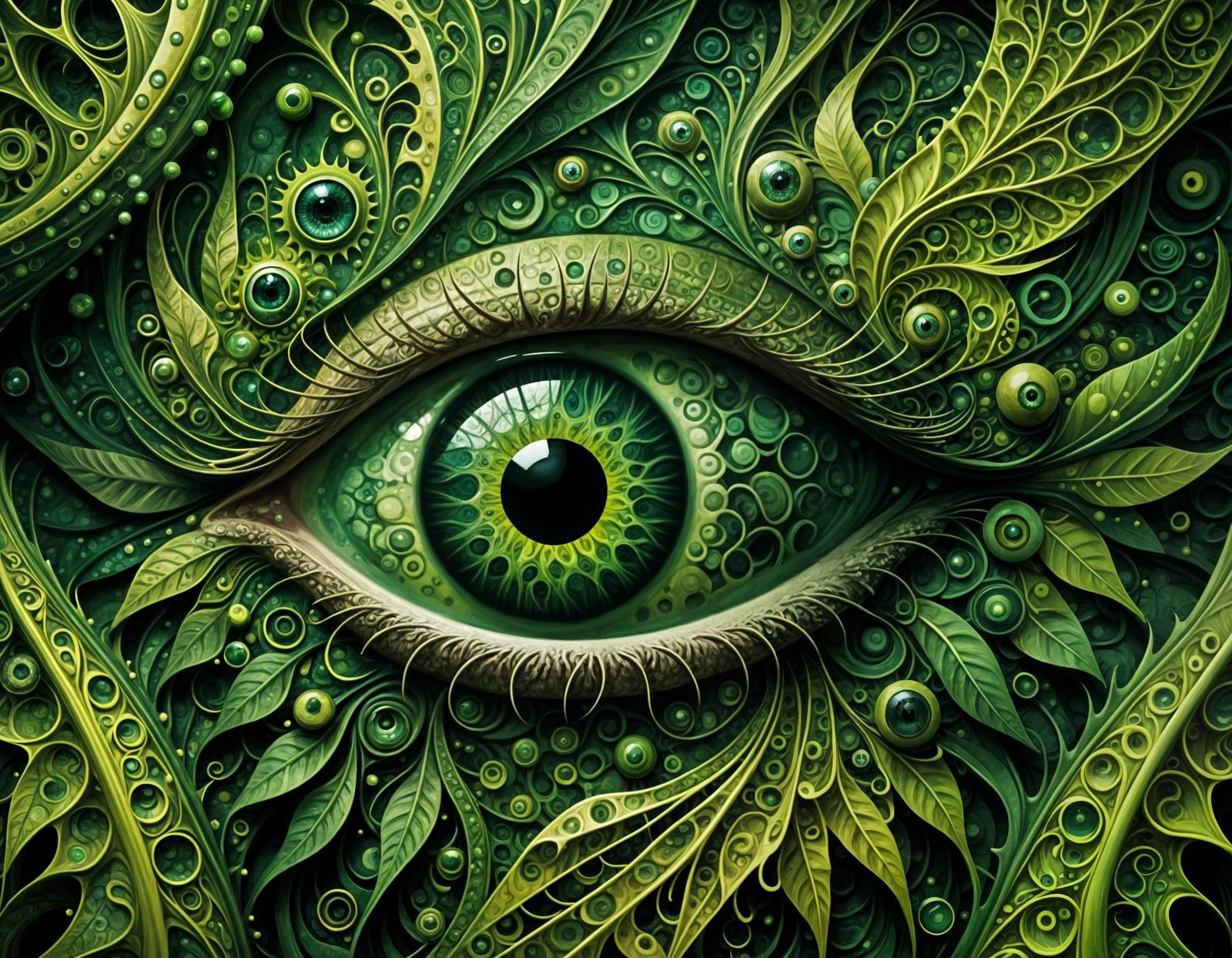 The Green Eye is watching you  by @Francis H