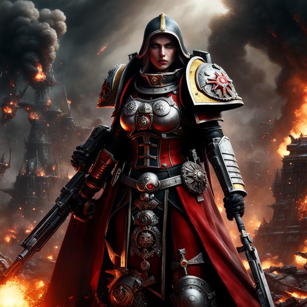 Adepta Sororitas - AI Generated Artwork - NightCafe Creator