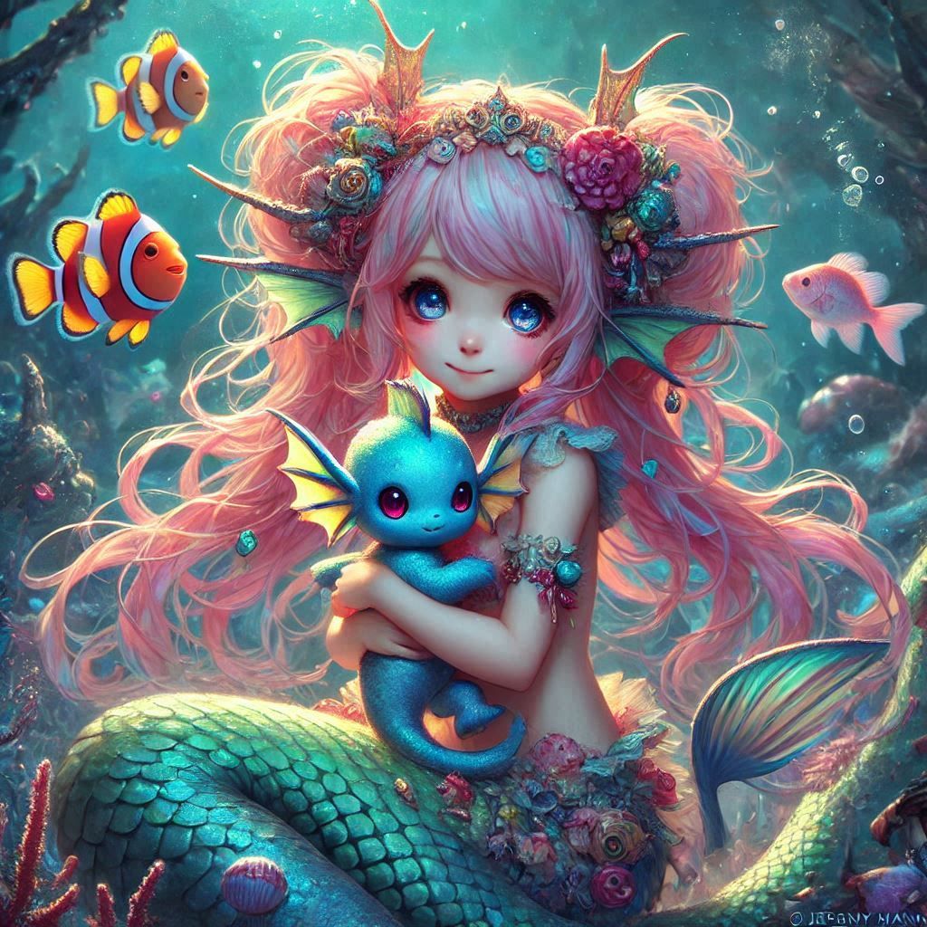 adorable fairy-tale fantasy creature portrait..
