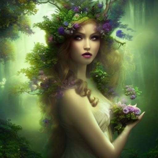 Mythical Beauty - AI Generated Artwork - NightCafe Creator