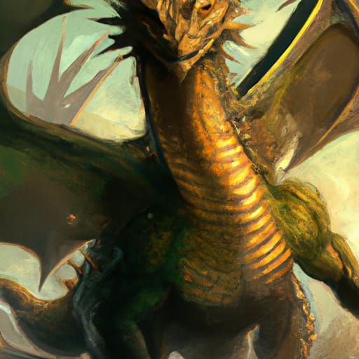 Evan dragon from trading card
