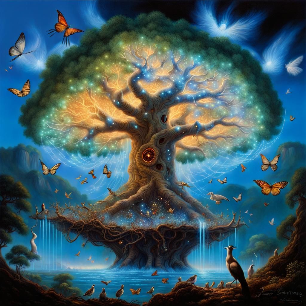 magical Tree of life from avatar movie with no humans in the picture ...