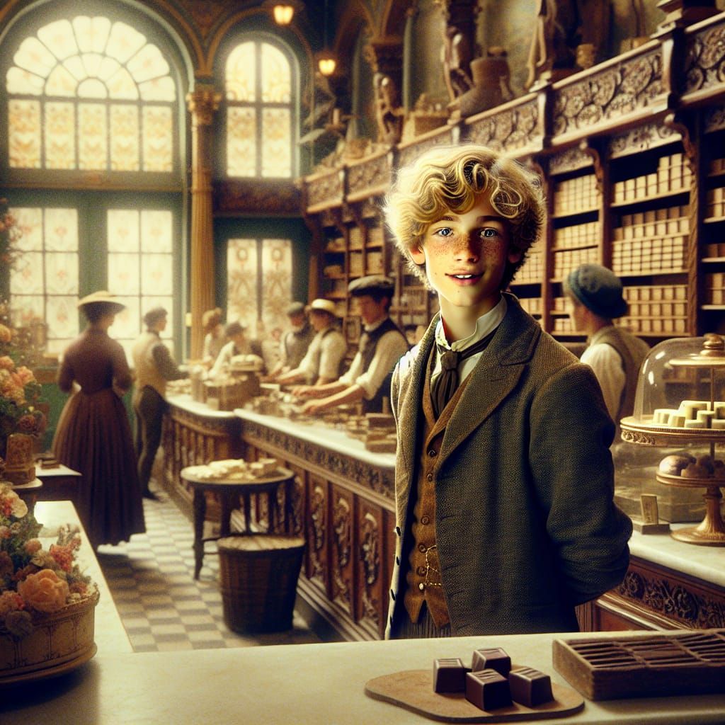 The Vibrant Chocolat Shop: A Young French Entrepreneur in 1840s New York City