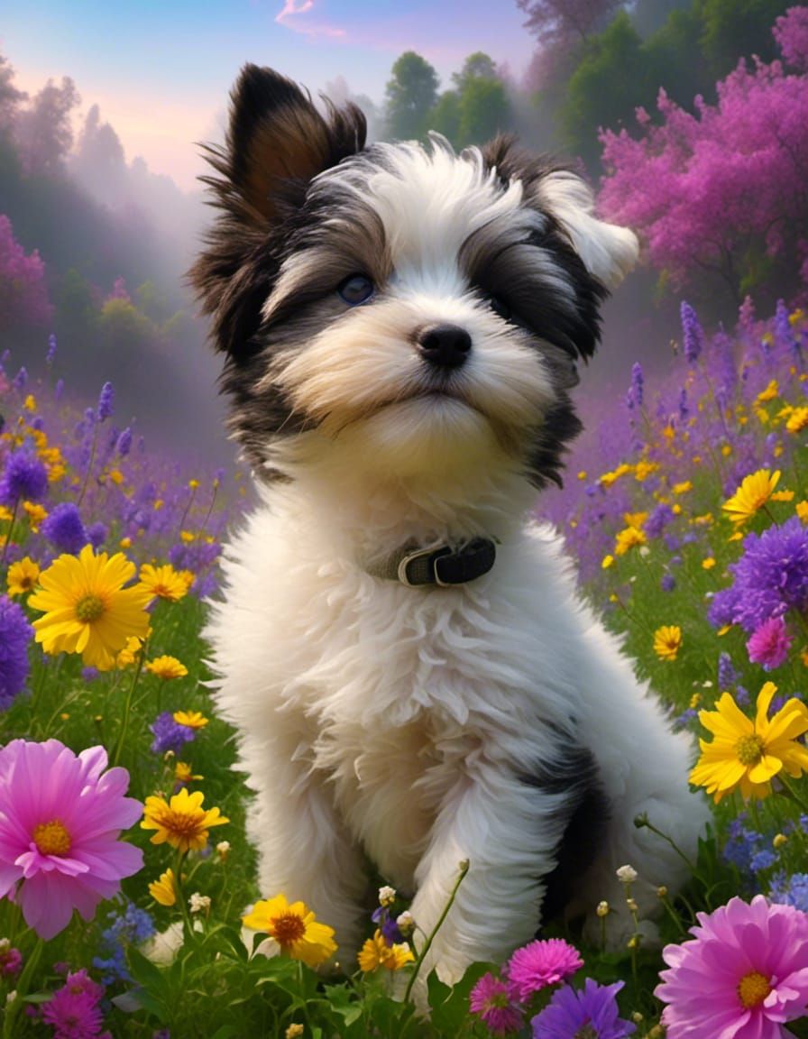  <lora:CosmicLightningDream:1.0> Puppy