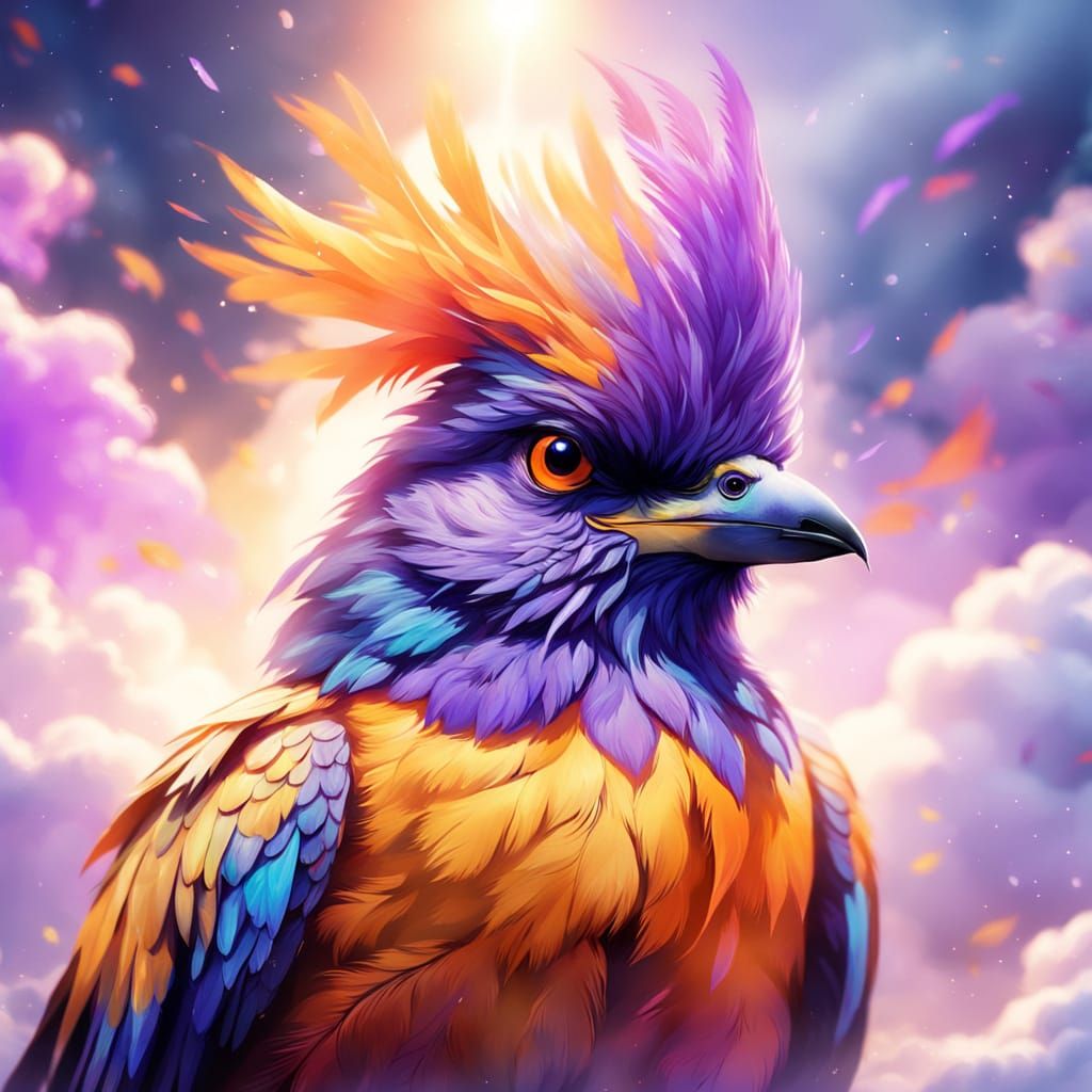 Purple & Orange  by @niina